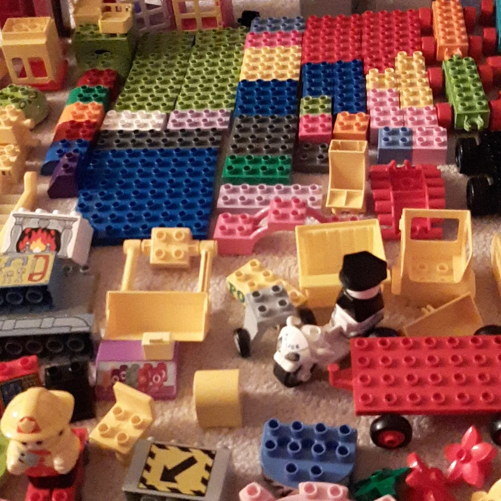 Assorted Lego Duplo Building Blocks